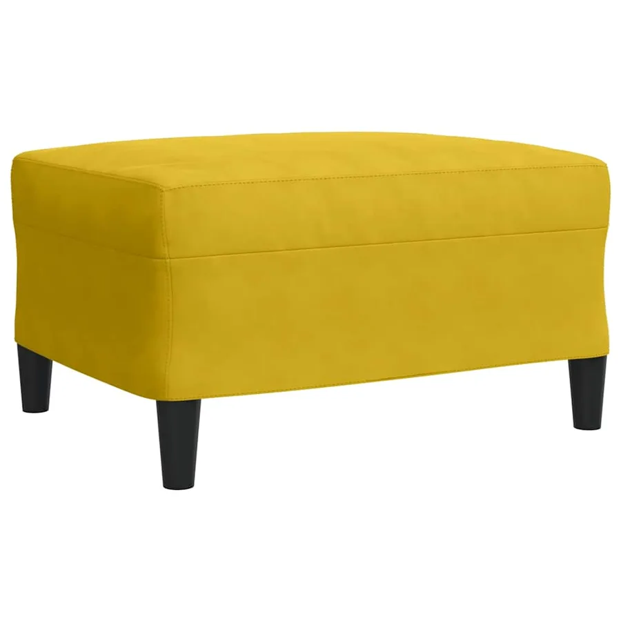 Ensemble de canapés 4 pcs avec coussins et traversins velours - 7
