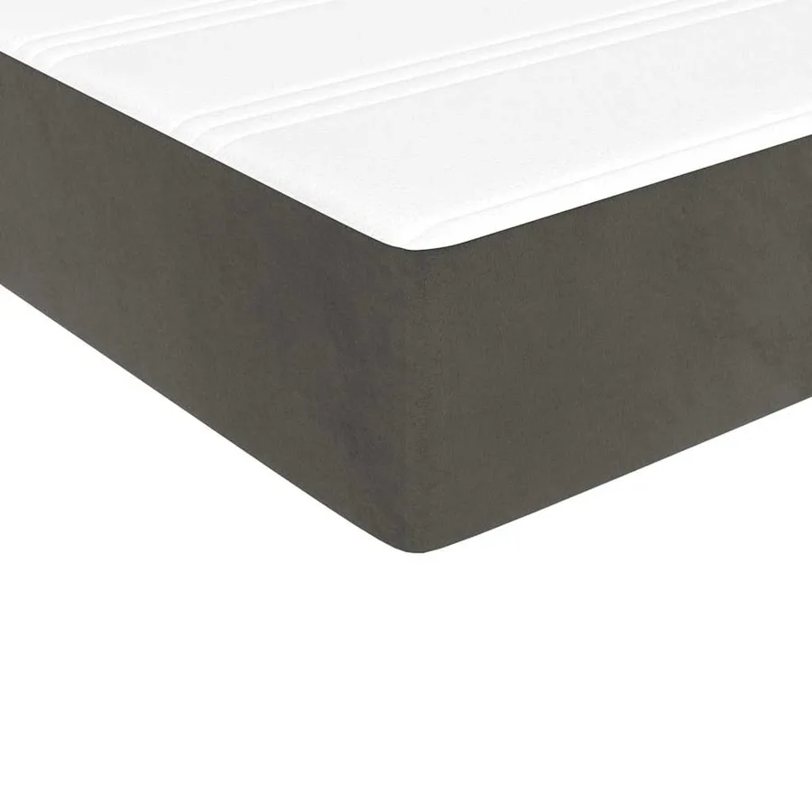 Matelas à ressorts ensachés 120 x 210 cm Gris foncé - 5