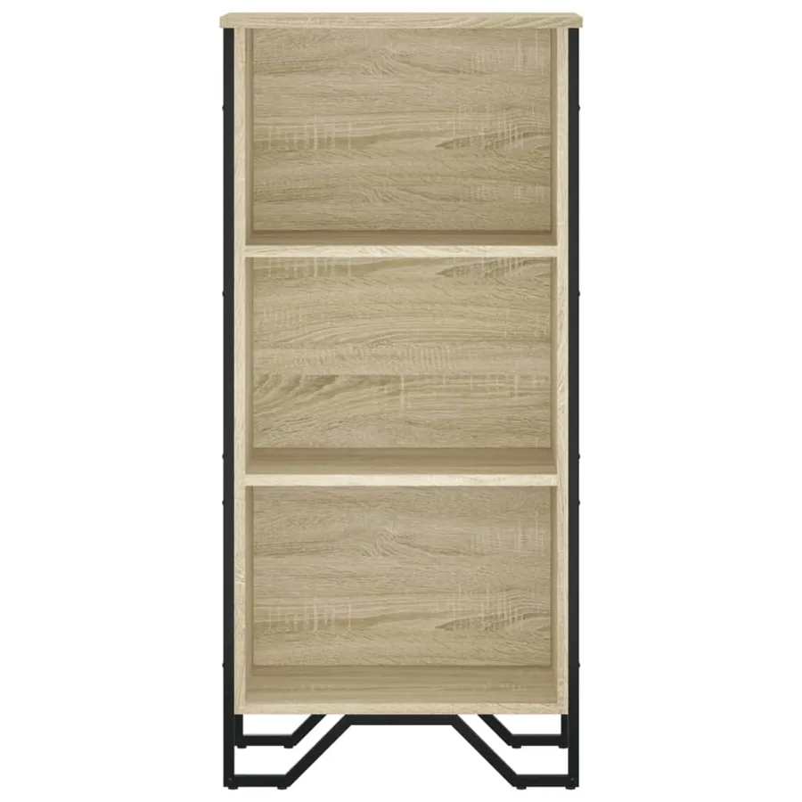 Bibliothèque chêne sonoma 50x31x106 cm bois d'ingénierie - 4