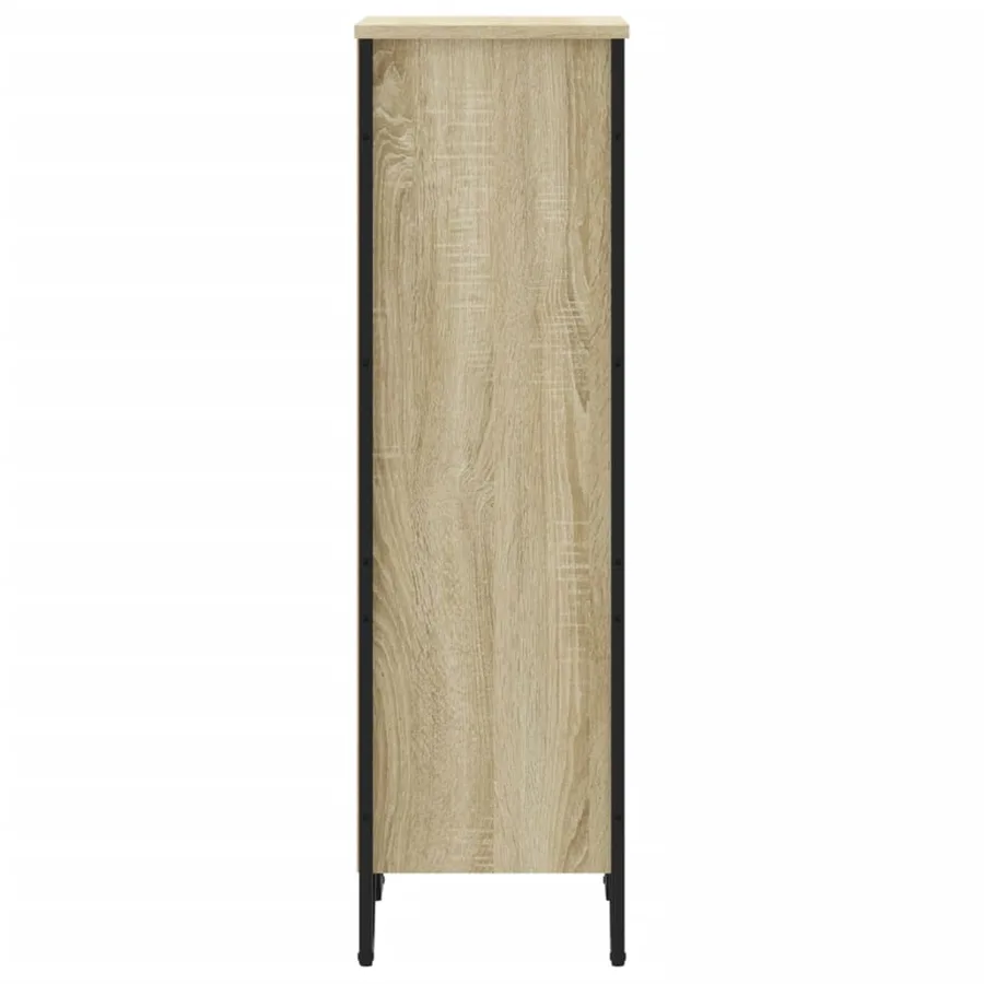 Bibliothèque chêne sonoma 50x31x106 cm bois d'ingénierie - 5