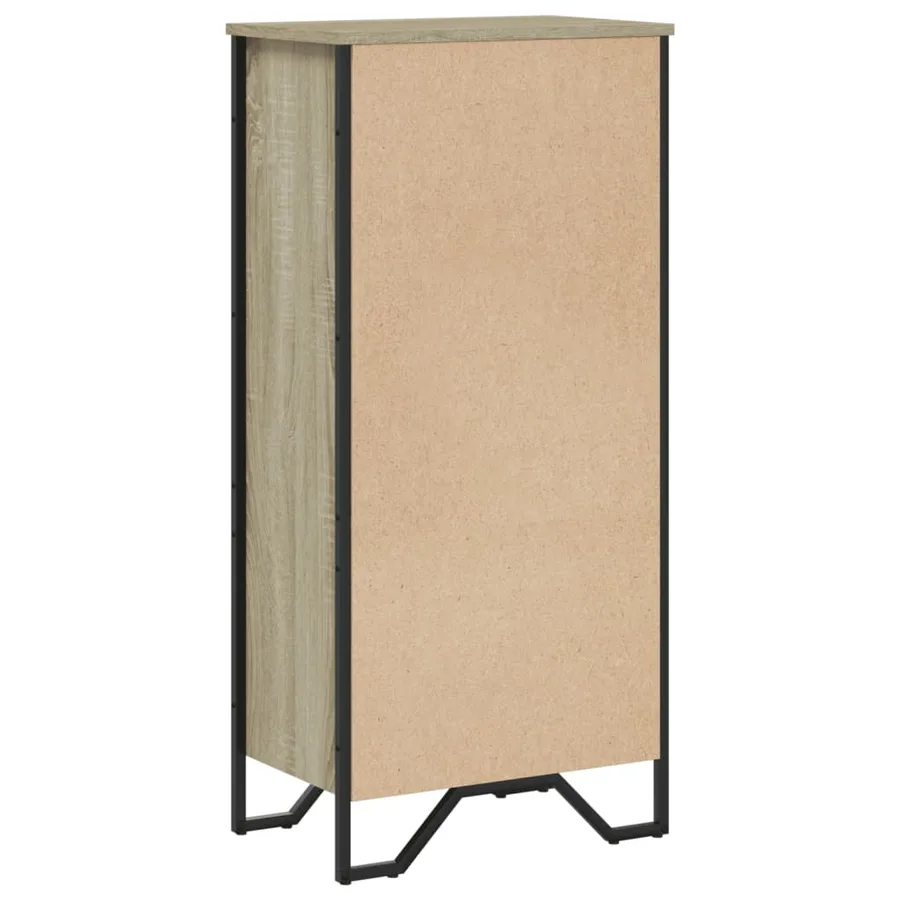 Bibliothèque chêne sonoma 50x31x106 cm bois d'ingénierie - 6
