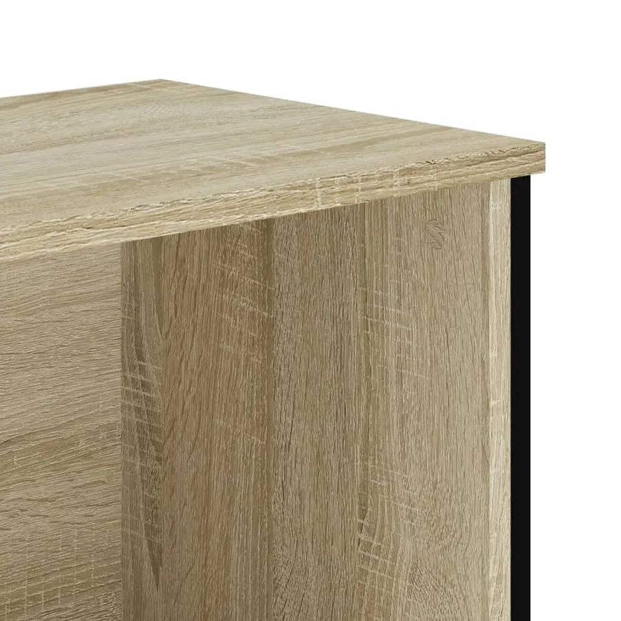 Bibliothèque chêne sonoma 50x31x106 cm bois d'ingénierie - 7