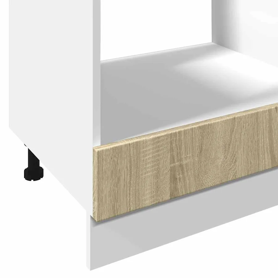 Armoire à four Chêne sonoma 60x46x81,5 cm Aggloméré - 10