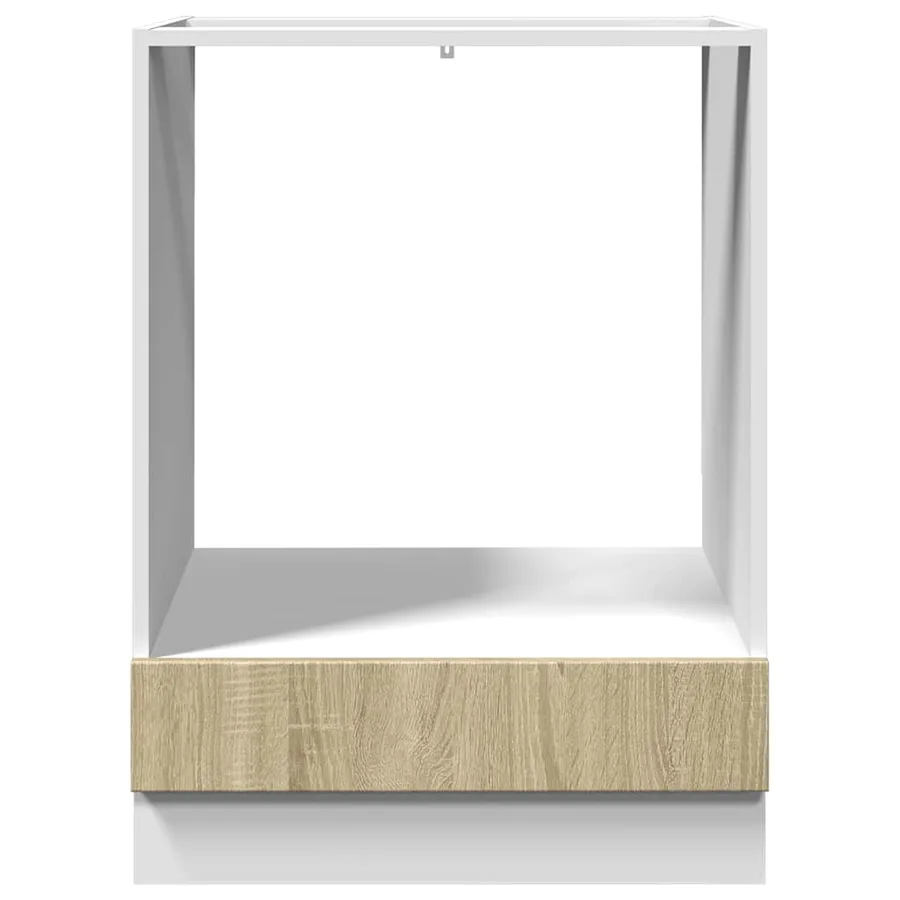 Armoire à four Chêne sonoma 60x46x81,5 cm Aggloméré - 5