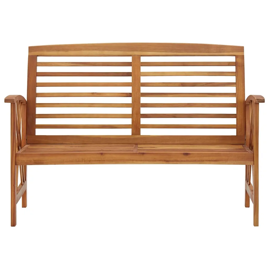 Garden Bench 119 cm Solid Acacia Wood - 2