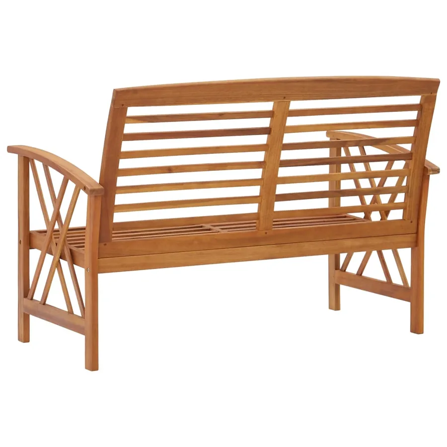 Garden Bench 119 cm Solid Acacia Wood - 4