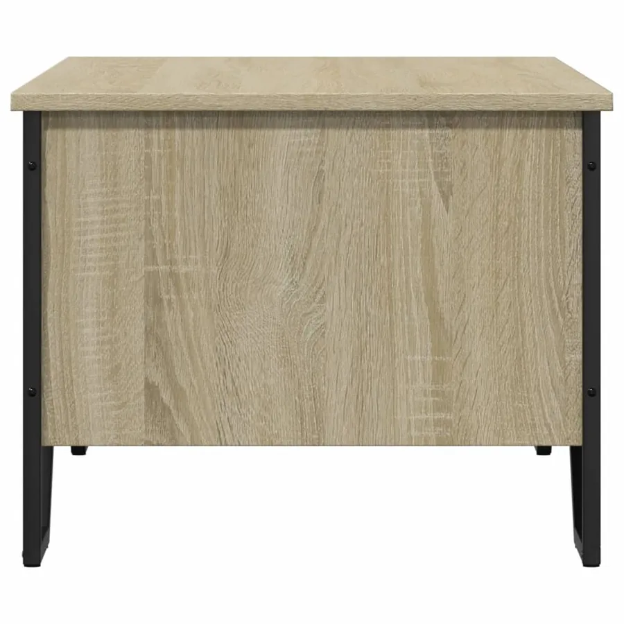 Table basse chêne sonoma 100x51x40 cm bois d'ingénierie - 6