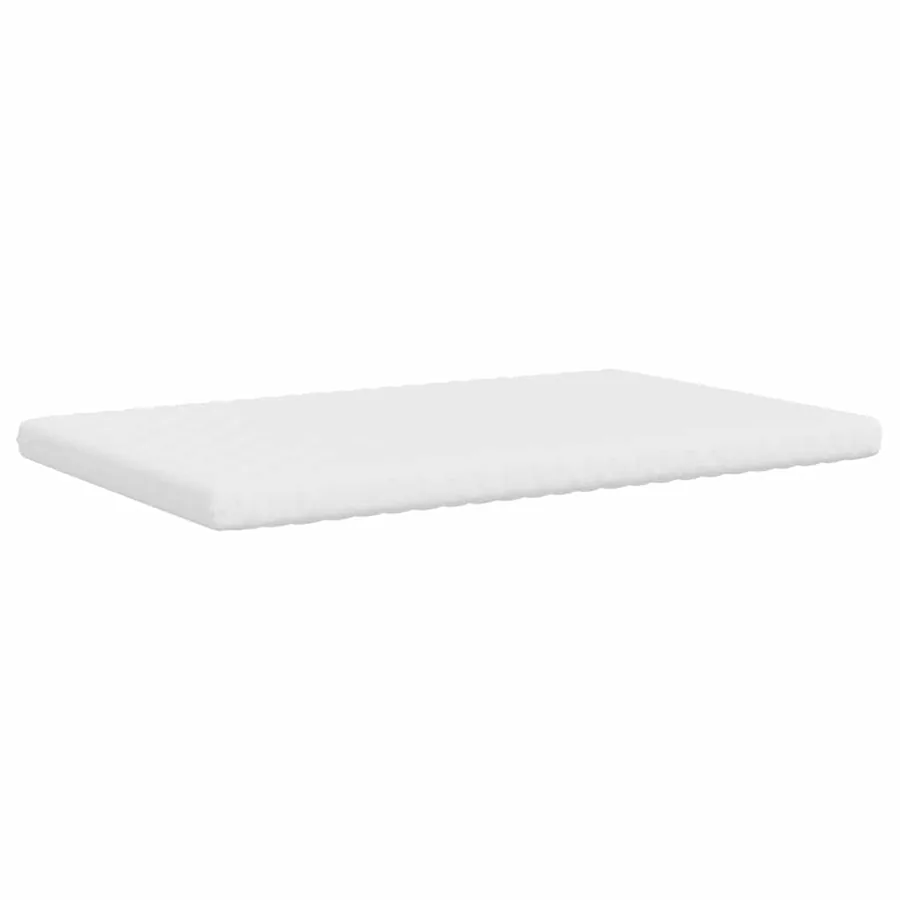 Matelas en mousse blanc 140x210 cm 7 zones dureté 20 ILD - 3