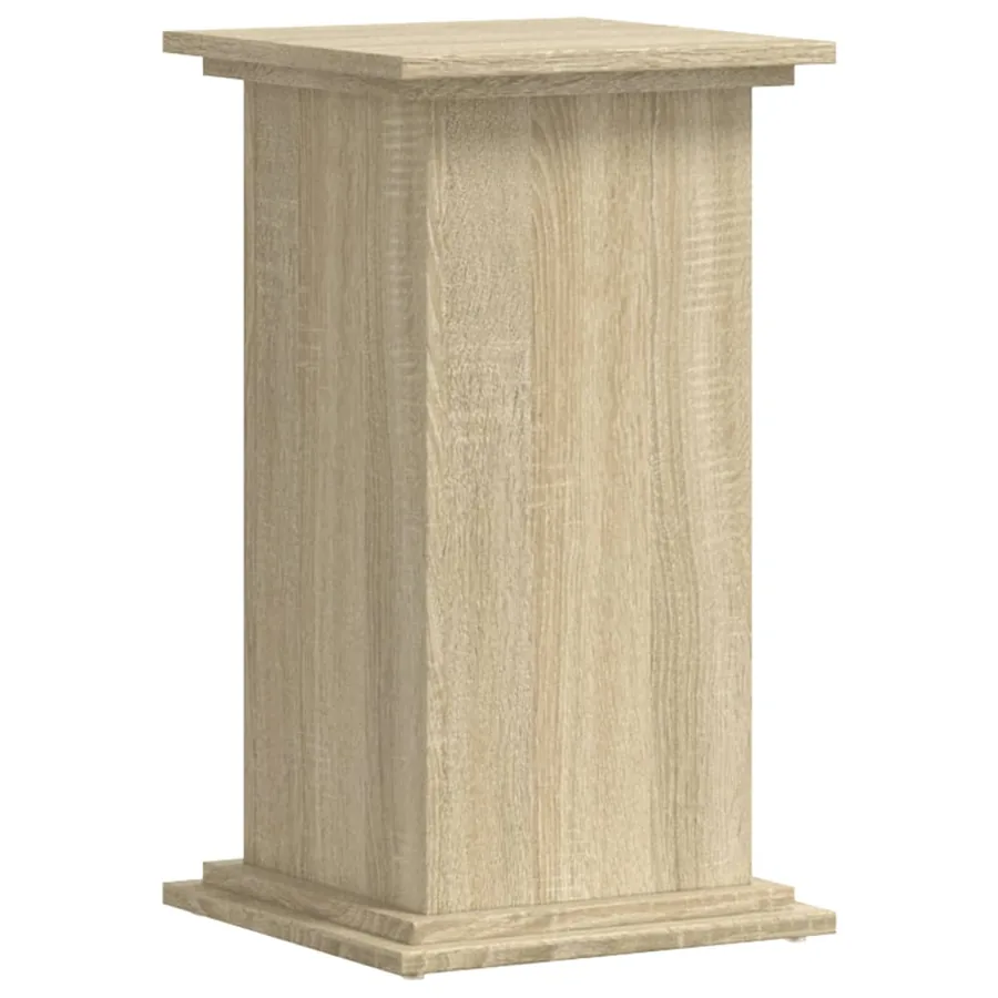 Support pour plantes chêne sonoma 33x33x60 cm bois d'ingénierie - 4