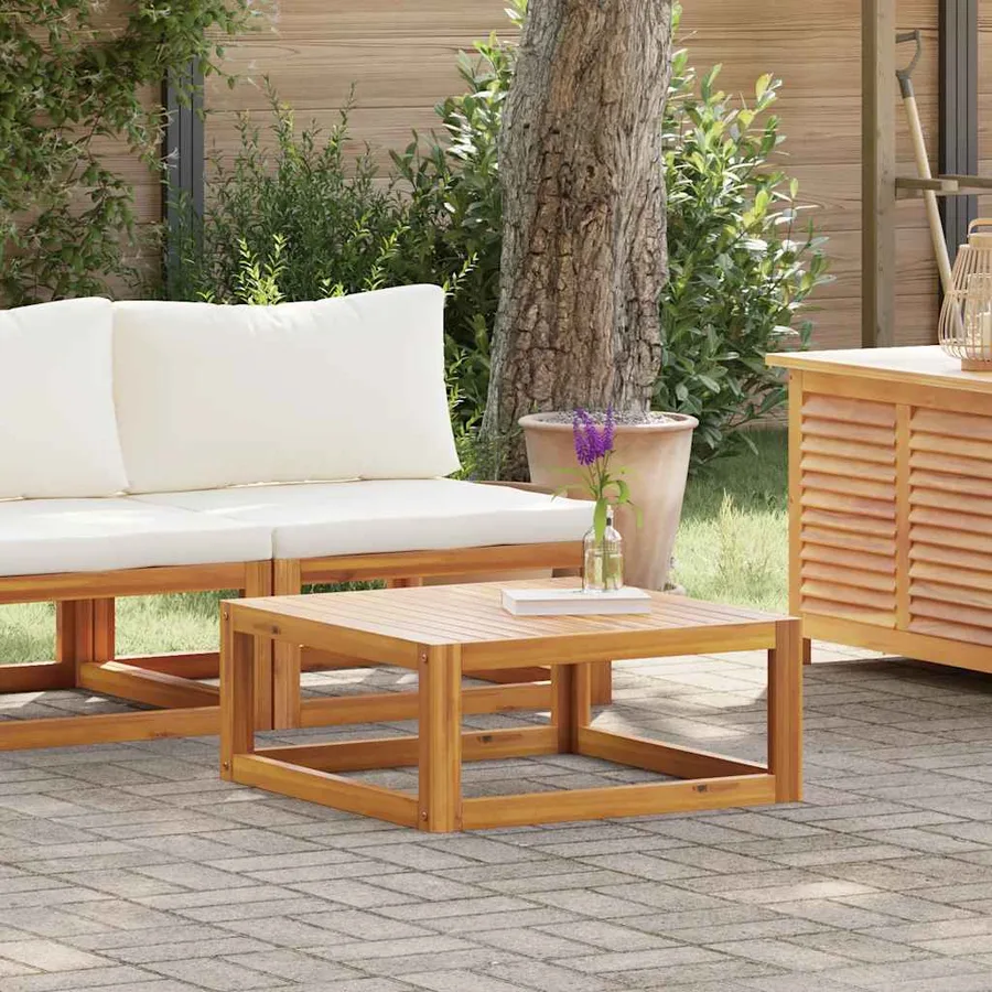 Garden Lounge Set 2 pcs with Cushion Solid Acacia Wood - 3