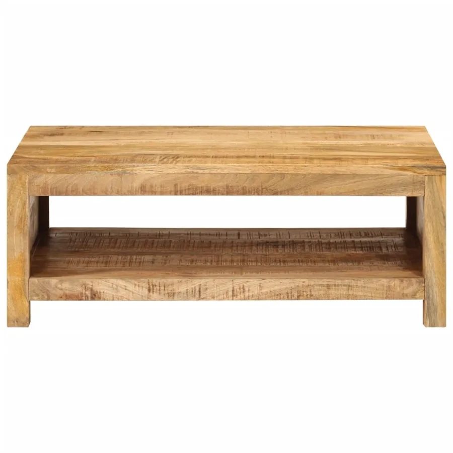 Table basse 80x55x30 cm bois de manguier massif - 2