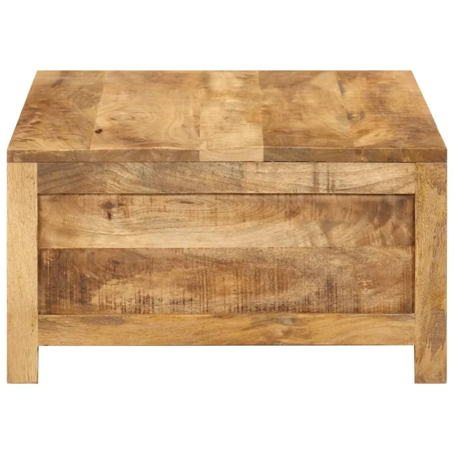 Table basse 80x55x30 cm bois de manguier massif - 3
