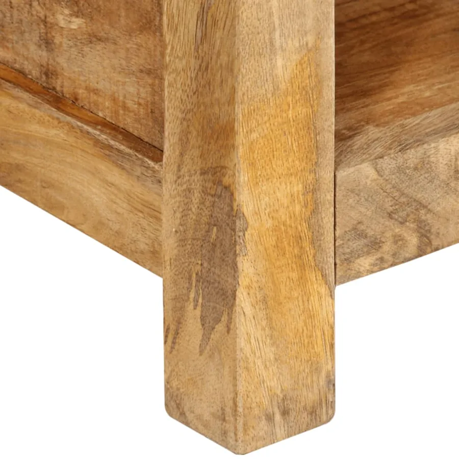 Table basse 80x55x30 cm bois de manguier massif - 5