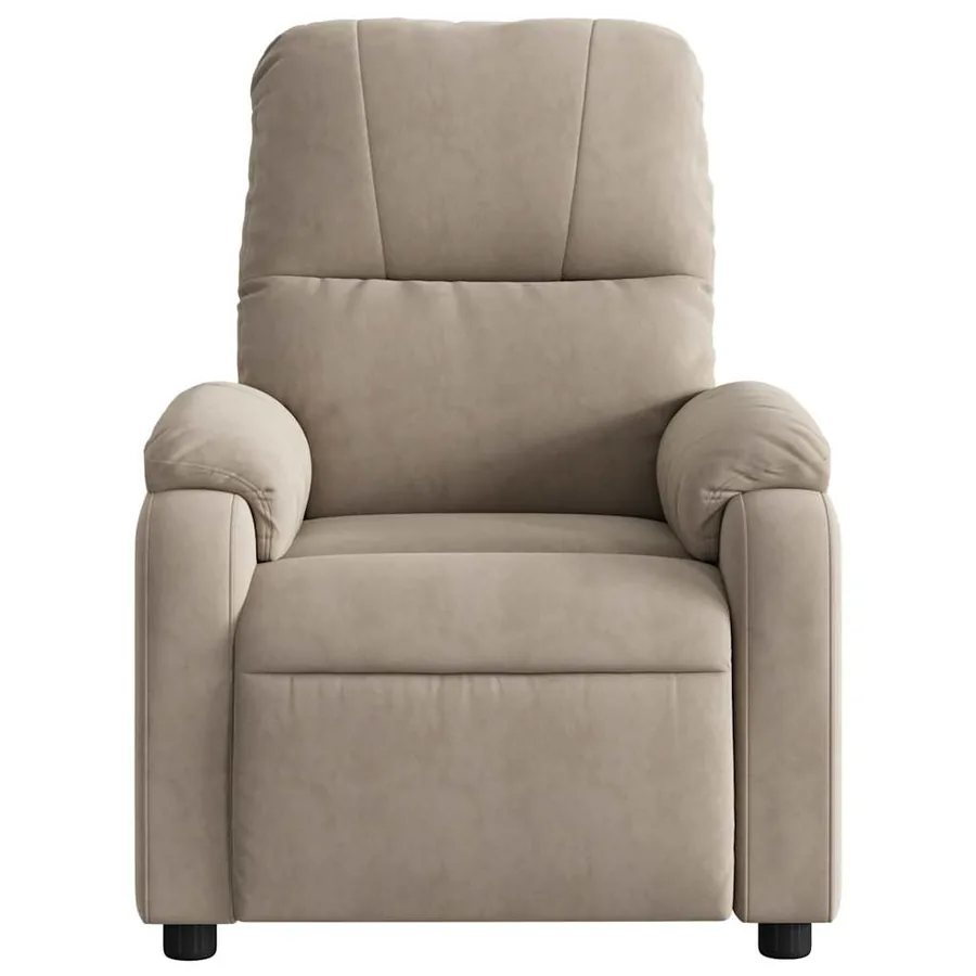 Fauteuil inclinable électrique taupe tissu microfibre - 9