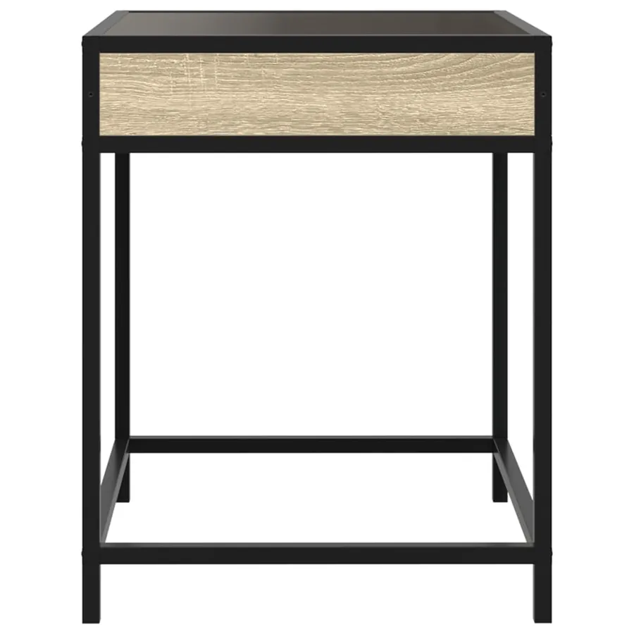 Table basse avec LED Infinity chêne sonoma 40x40x51 cm - 7
