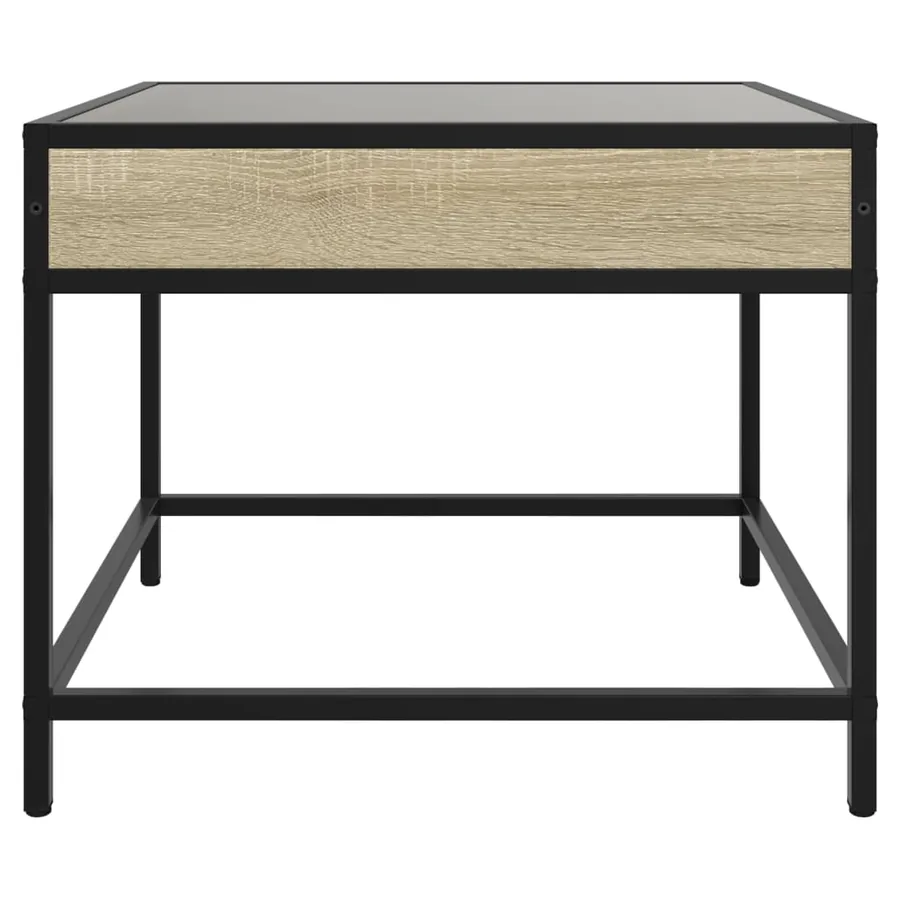 Table basse avec LED infini chêne sonoma 50x50x41 cm - 6