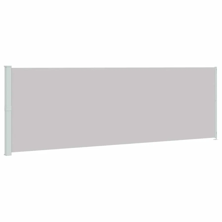 Retractable Side Patio Awning 200x600 cm Grey - 2