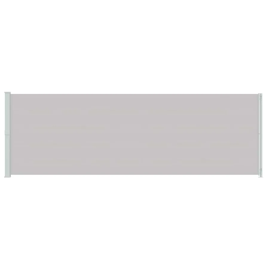 Retractable Side Patio Awning 200x600 cm Grey - 4