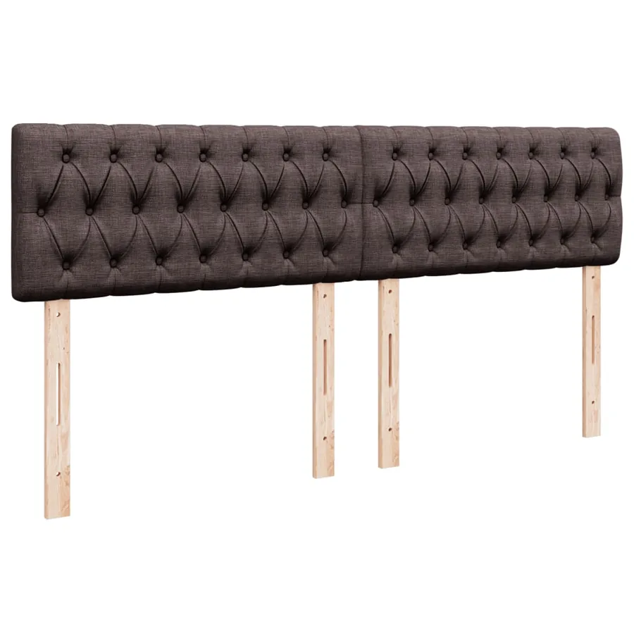 Sommier à lattes de lit avec matelas Marron foncé 180x200 cm - 10