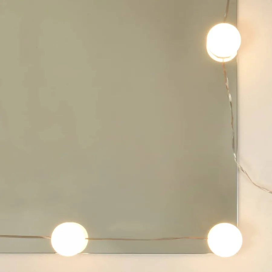 Armoire à miroir avec LED Chêne marron 70x16,5x60 cm - 14