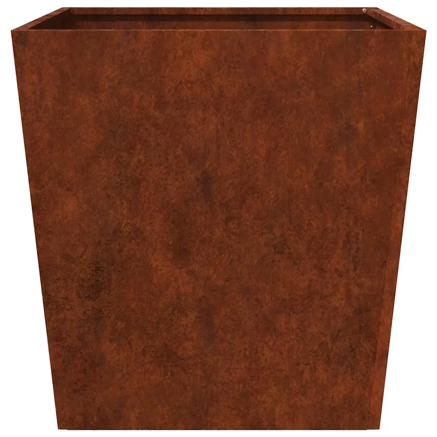 Jardinières 2 pcs 50x50x50 cm acier résistant aux intempéries - 7
