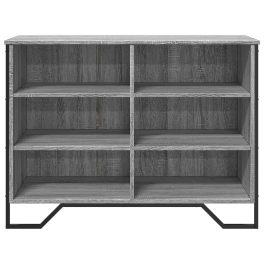 Buffet sonoma gris 101x35,5x74,5 cm bois d'ingénierie - 4