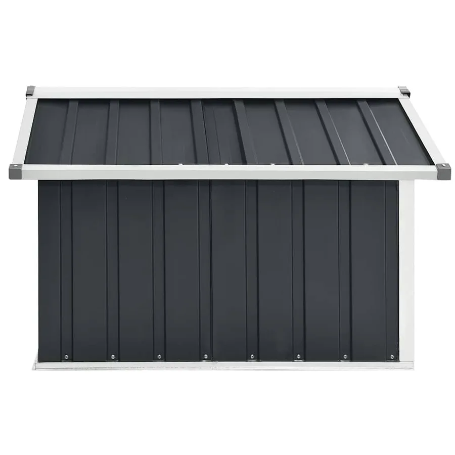 Abri pour robot de jardin 92x97x63cm Acier galvanisé Anthracite - 4