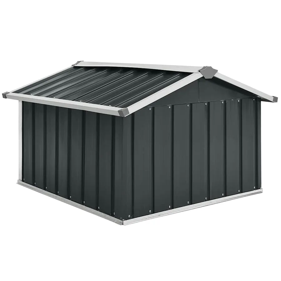 Robot Mower Garage 92x97x63 cm Galvanised Steel Anthracite - 5