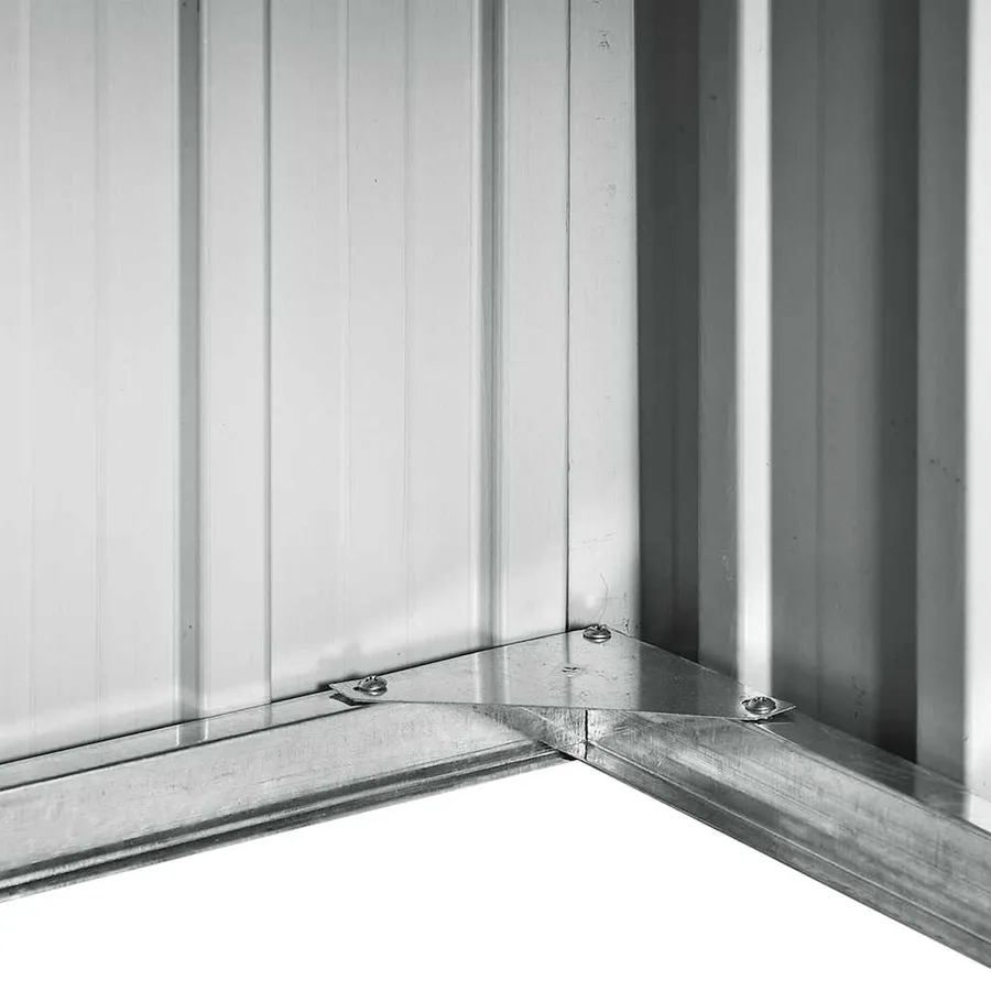 Abri pour robot de jardin 92x97x63cm Acier galvanisé Anthracite - 8
