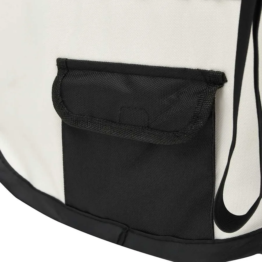 Parc pliable pour chien avec sac de transport Noir 145x145x61cm - 6