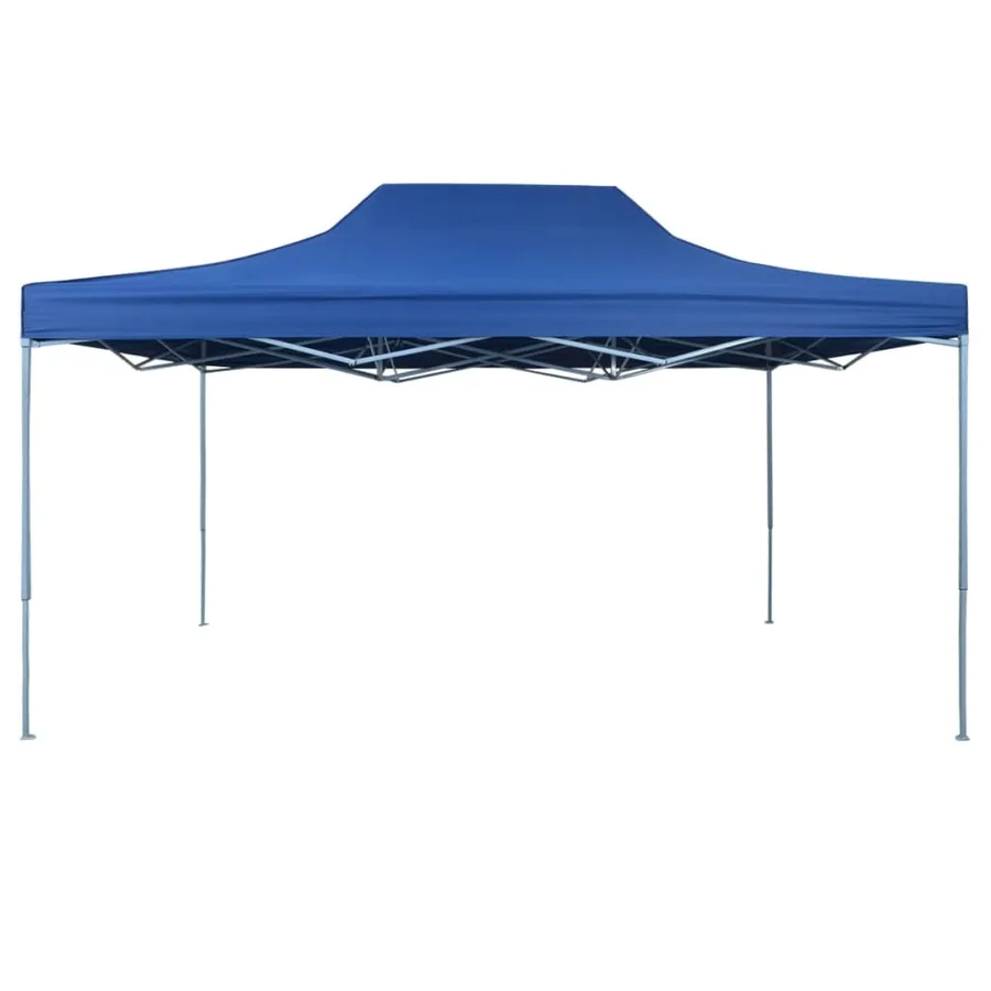 Folding Tent 3 x 4.5 m Blue - 2