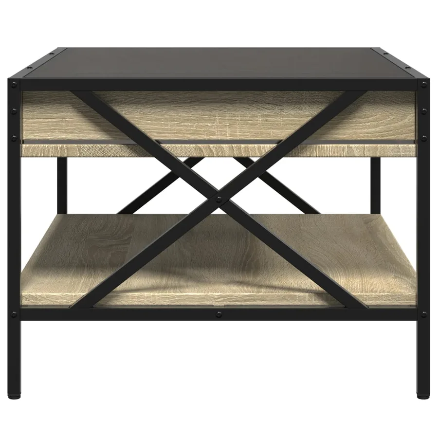 Table basse avec LED infini chêne sonoma 70x50x38 cm - 7