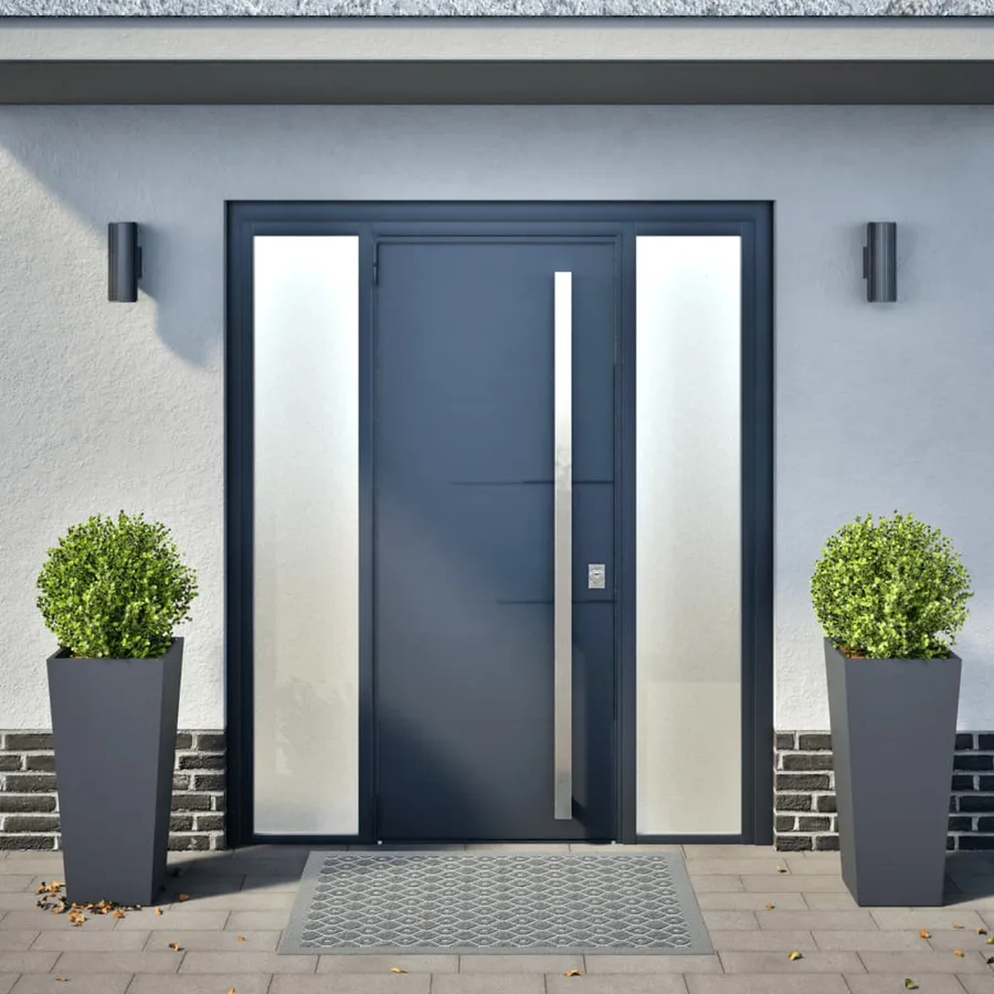 Jardinières 2 pcs anthracite 35x35x75 cm acier - 3