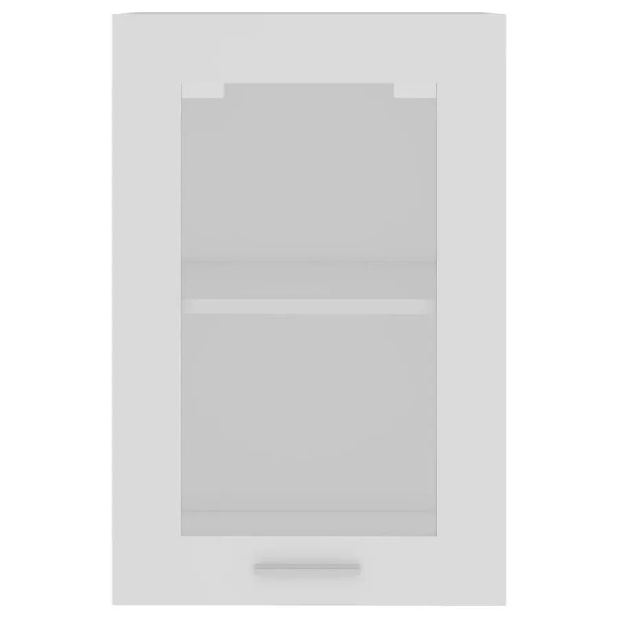 Vitrine suspendue "Lyon" Blanc 40 x 31 x 60 cm Bois d'ingénierie - 7