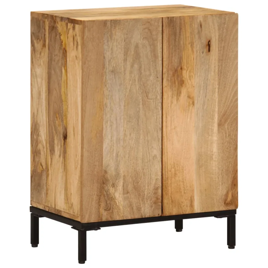 Buffet 53x35x72 cm bois massif de manguier - 11
