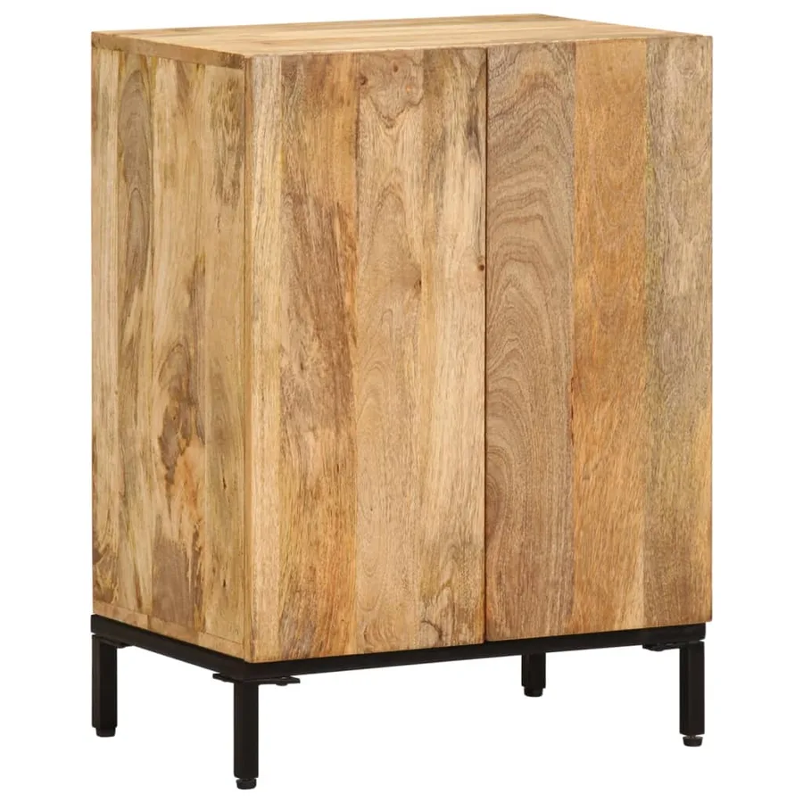 Buffet 53x35x72 cm bois massif de manguier - 12
