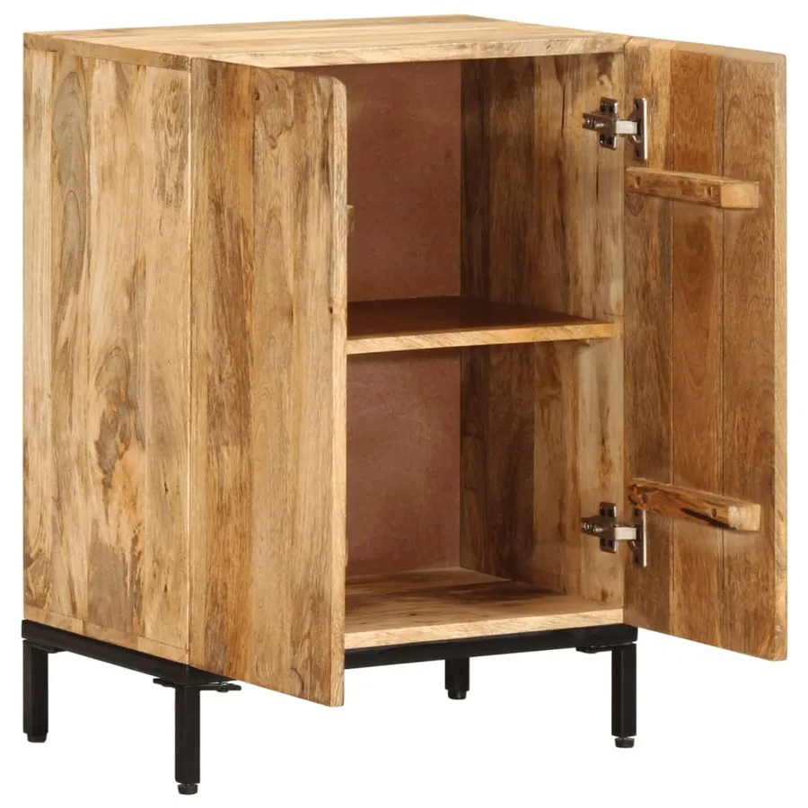 Buffet 53x35x72 cm bois massif de manguier - 3