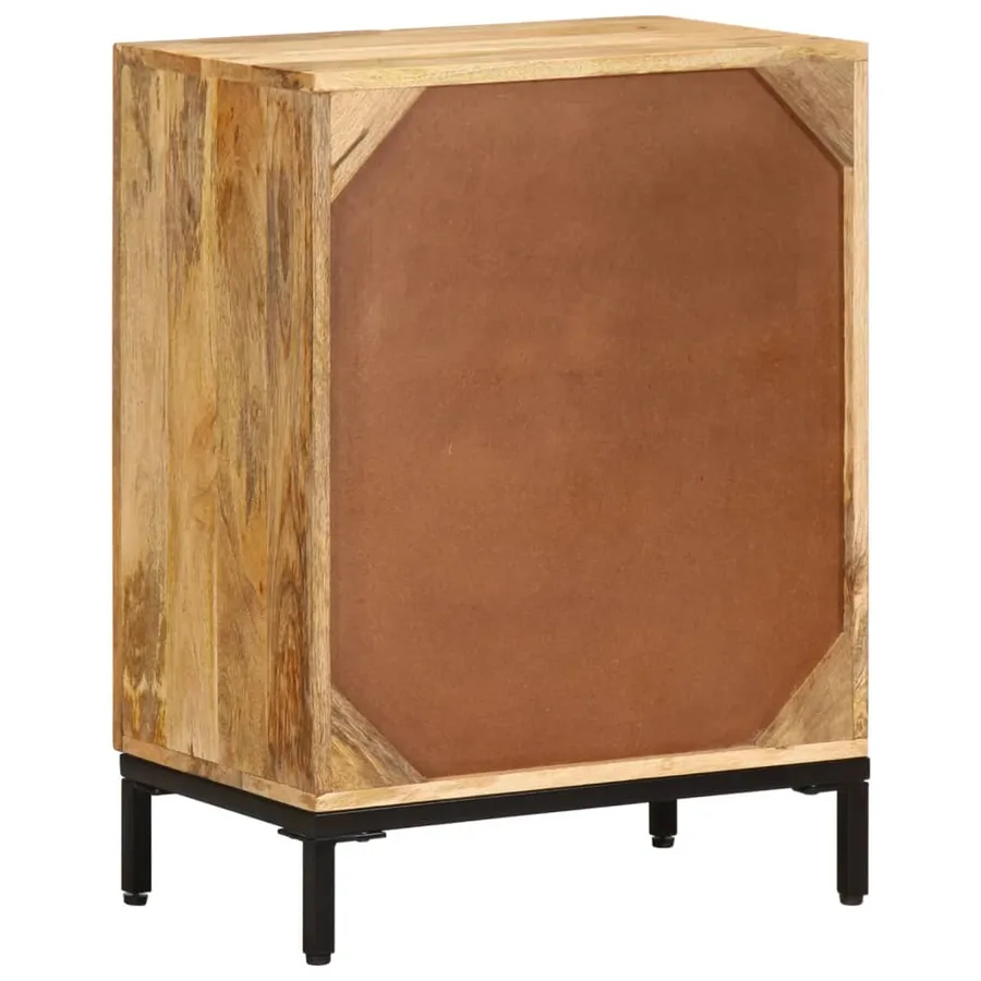 Buffet 53x35x72 cm bois massif de manguier - 5