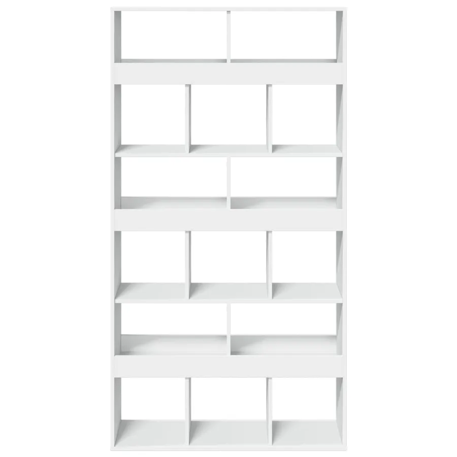 Bibliothèque blanc 100x33x187,5 cm bois d'ingénierie - 4