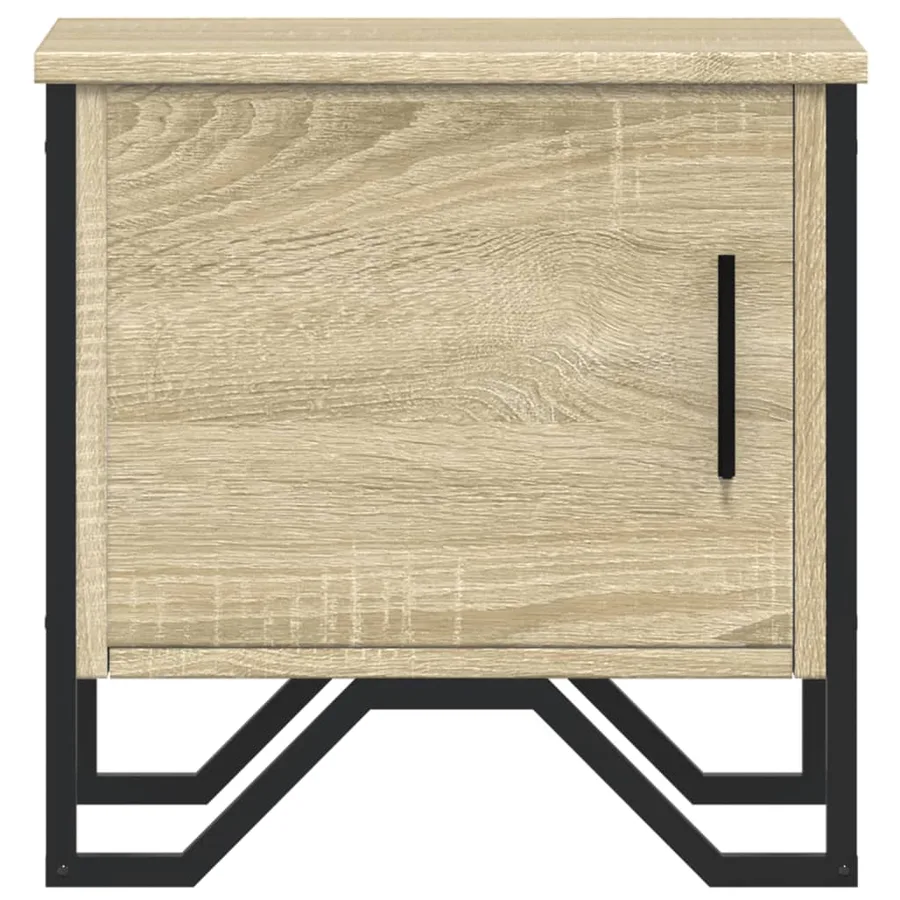 Tables de chevet 2 pcs Chêne sonoma 40 x 30 x 40 cm Aggloméré - 5