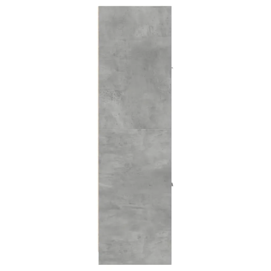 Armoire d'apothicaire gris béton 30x41x144,5 cm bois ingénierie - 7
