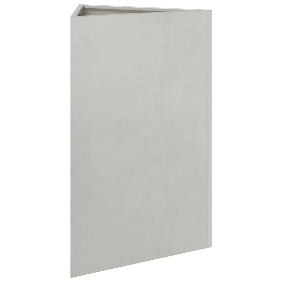 Jardinières 2 pcs triangulaire 50x43x75 cm acier inoxydable - 6