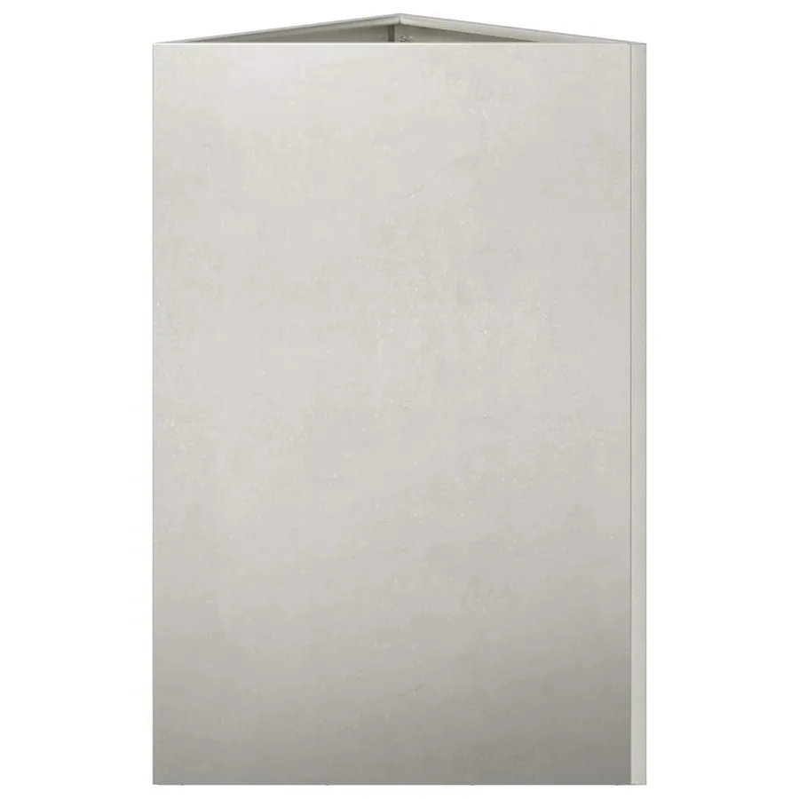 Jardinières 2 pcs triangulaire 50x43x75 cm acier inoxydable - 7