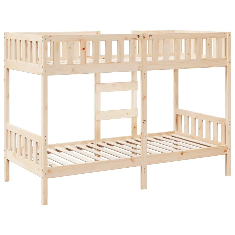 Lit superposé 80x200 cm Bois de pin massif - 2