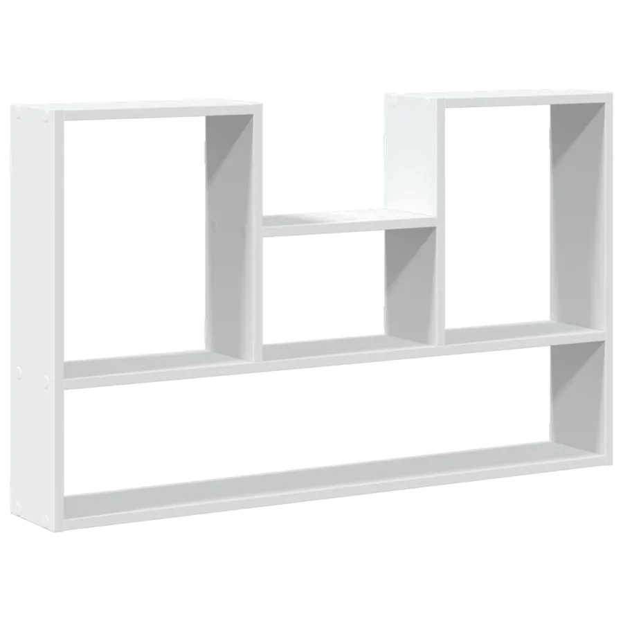 Étagère murale blanche 99 x 15 x 60 cm Bois d'ingénierie - 2