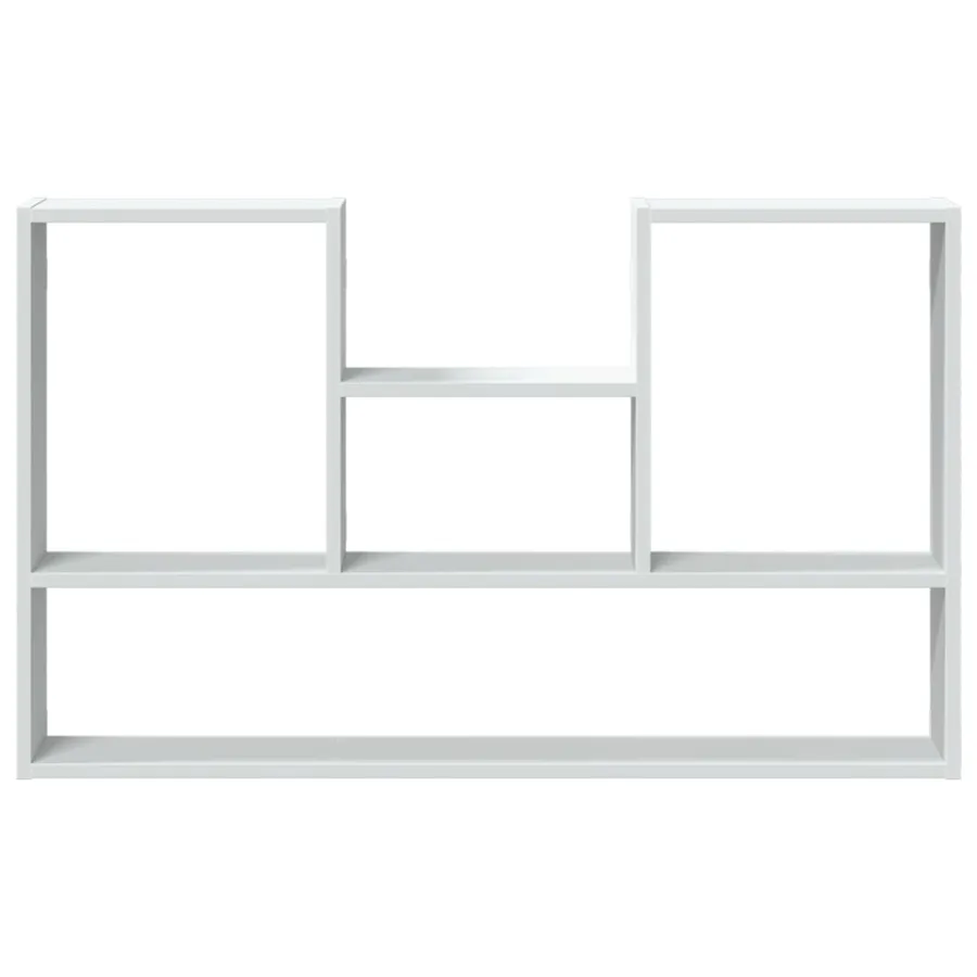 Étagère murale blanche 99 x 15 x 60 cm Bois d'ingénierie - 4