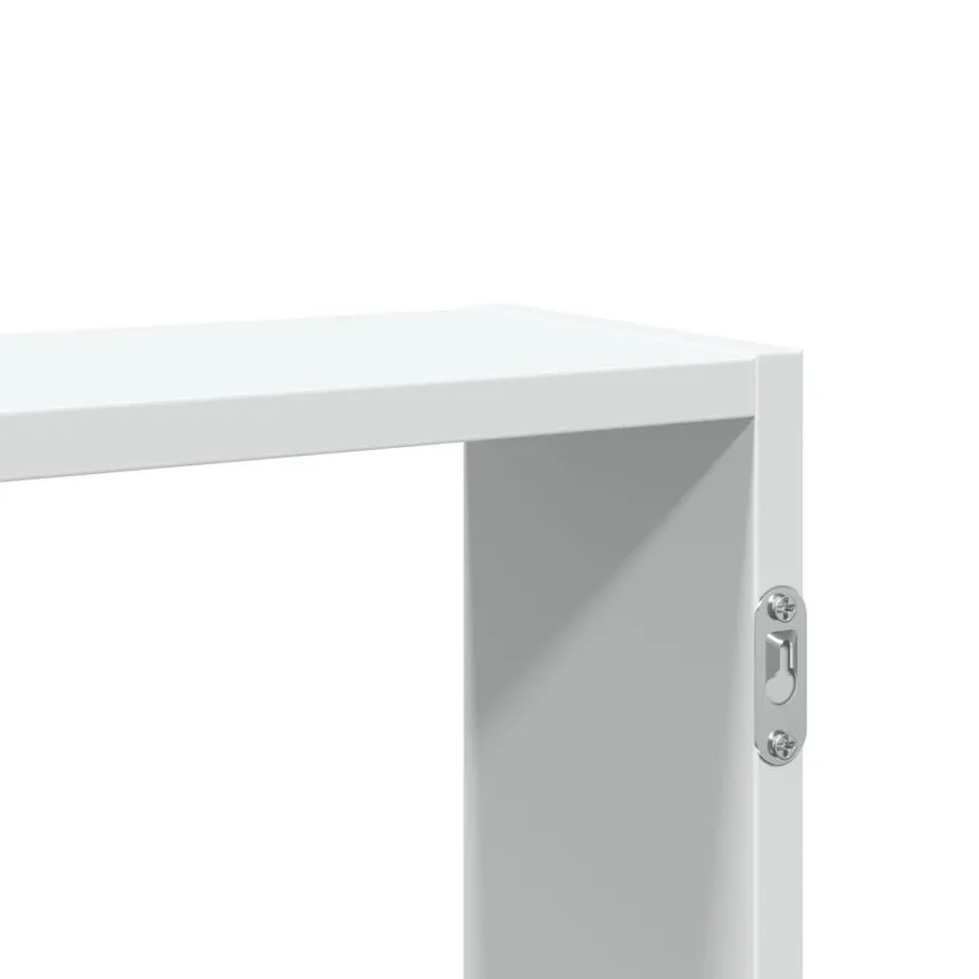 Étagère murale blanche 99 x 15 x 60 cm Bois d'ingénierie - 8