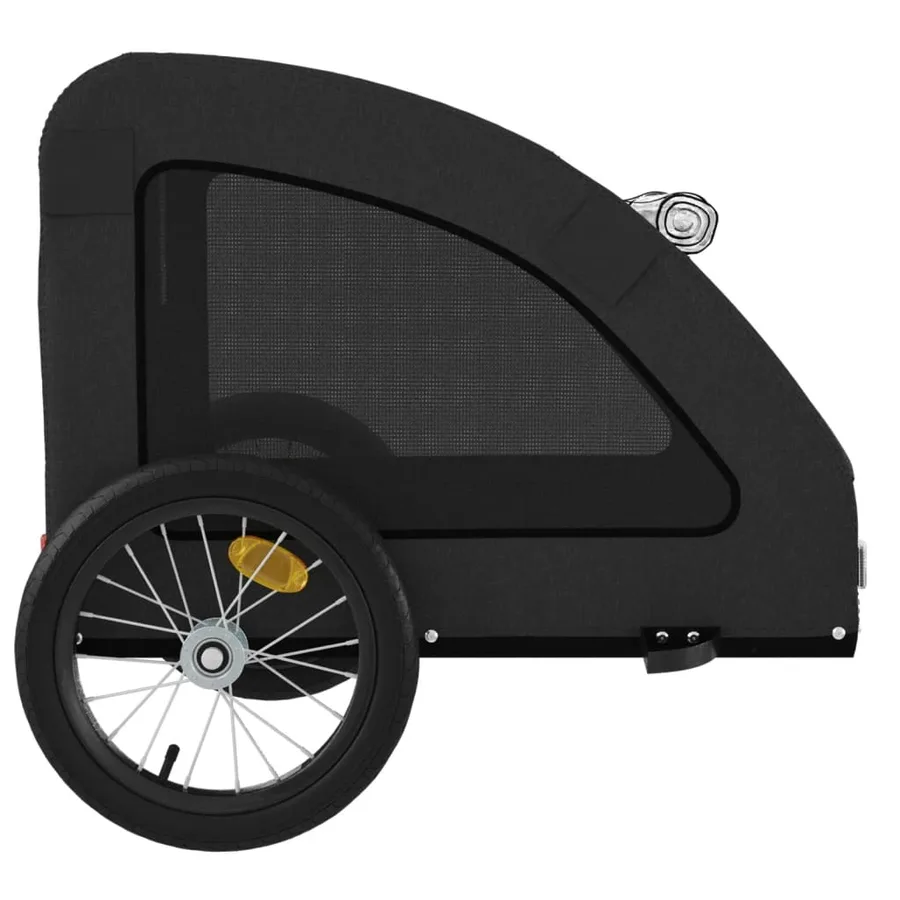 Remorque de vélo pour animaux de compagnie noir - 7
