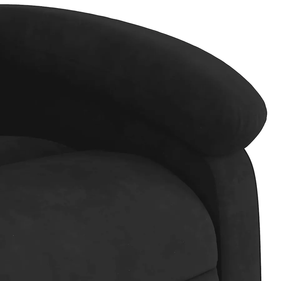 Fauteuil inclinable électrique noir velours - 12