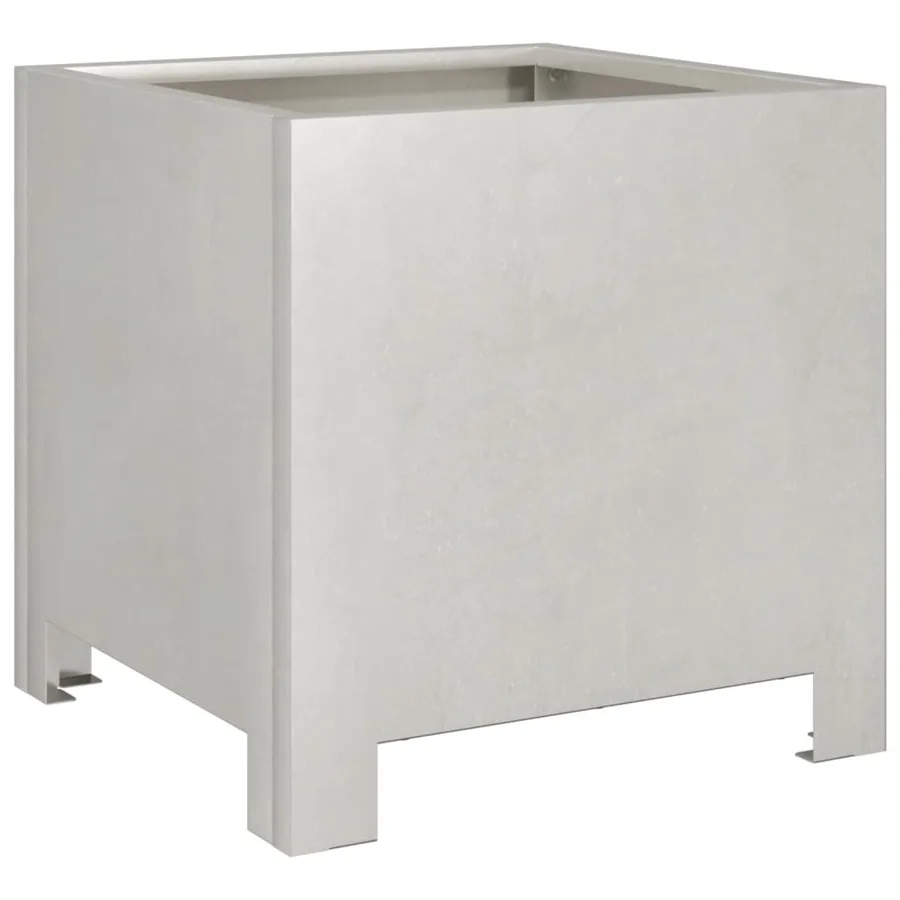 Jardinières 2 pcs 30x30x30 cm acier inoxydable - 8